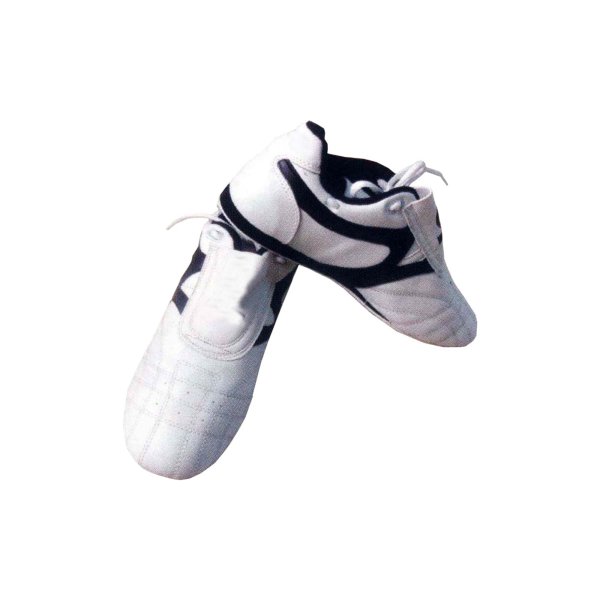 Taekwondo shoes, white, leather