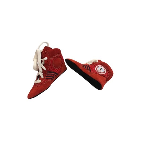 Sambo-Schuhe, rot, Leder
