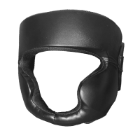 Kopfschutz, schwarz, Kunstleder, StrikeGuard
