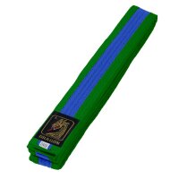 Budo Gürtel, grün/blau/grün