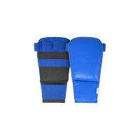 Karate Mitts, blau, Leder RyuKen MODELL