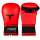 Karate Wettkampf Handmitts, rot, Kunstleder