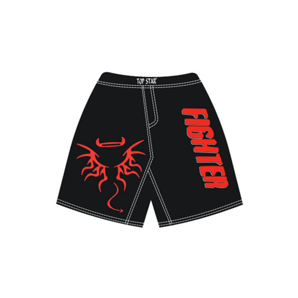 MMA Shorts, schwarz, 100% Taslan