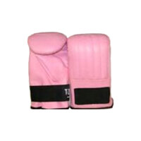 Sandsackhandschuhe, pink, Leder