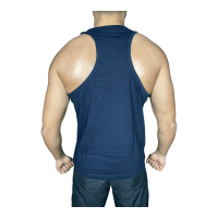 Thai-Box-Shirt, navyblau