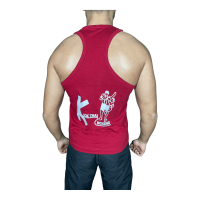 Thai-Box-Shirt, rot
